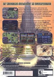 Box back cover for Dai Senryaku 7 - Exceed on the Sony Playstation 2.